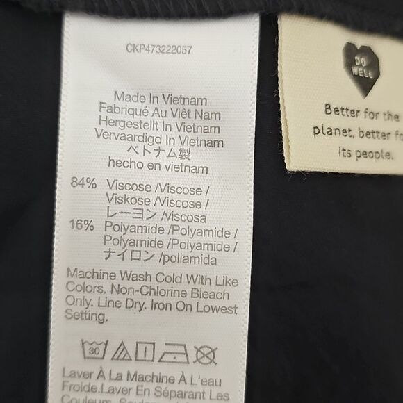 Madewell 2 The Layton Midi Slip Dress Black Spaghetti Strap Dress - Picture 8 of 11